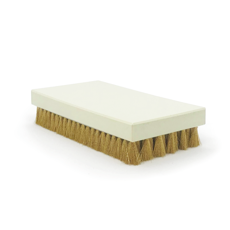 Brosse à grener rectangle laiton ondulé