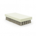 Brosse à grener rectangle nickel ondulé