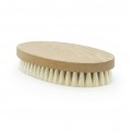 Brosse à grener ovale soie blanche