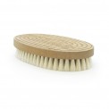 Brosse à grener ovale soie blanche