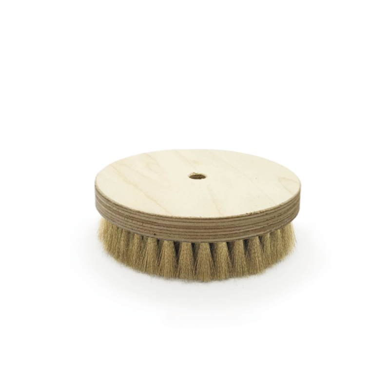 Brosse à grener ronde laiton ondulé